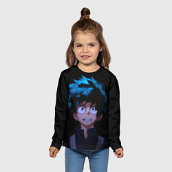 Лонгслив детский Моя геройская академия ДЕКУ, цвет: 3D-принт — фото 2