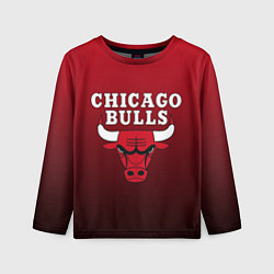 Лонгслив детский CHICAGO BULLS, цвет: 3D-принт