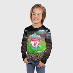 Лонгслив детский FC Liverpool, цвет: 3D-принт — фото 2