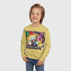 Лонгслив детский MINECRAFT, цвет: 3D-принт — фото 2