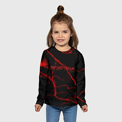 Лонгслив детский BAD VIBES FOREVER, цвет: 3D-принт — фото 2