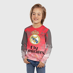 Лонгслив детский Реал Мадрид, цвет: 3D-принт — фото 2