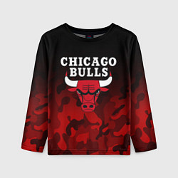 Лонгслив детский CHICAGO BULLS, цвет: 3D-принт