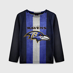 Лонгслив детский Baltimore Ravens, цвет: 3D-принт