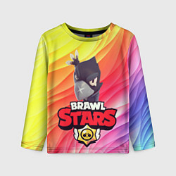 Детский лонгслив Brawl Stars - Crow