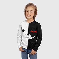 Лонгслив детский Monokuma, цвет: 3D-принт — фото 2