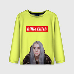 Лонгслив детский BILLIE EILISH, цвет: 3D-принт