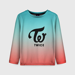 Лонгслив детский TWICE, цвет: 3D-принт