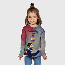 Лонгслив детский Messi, цвет: 3D-принт — фото 2