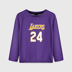 Лонгслив детский Los Angeles Lakers Kobe Brya, цвет: 3D-принт