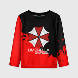 Лонгслив детский UMBRELLA CORP, цвет: 3D-принт