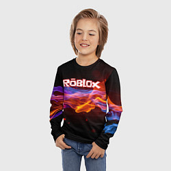Лонгслив детский ROBLOX, цвет: 3D-принт — фото 2