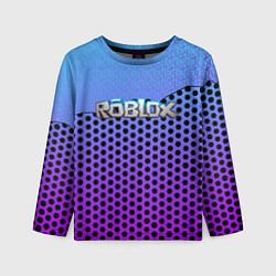 Детский лонгслив Roblox Gradient Pattern