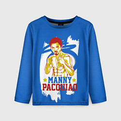 Лонгслив детский Manny Pacquiao, цвет: 3D-принт