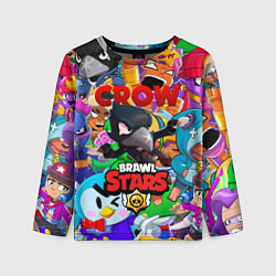 Детский лонгслив BRAWL STARS CROW