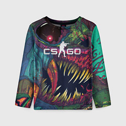 Лонгслив детский CS GO Hyper Beast, цвет: 3D-принт