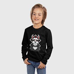 Лонгслив детский Lama, цвет: 3D-принт — фото 2