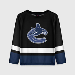 Лонгслив детский Vancouver Canucks, цвет: 3D-принт