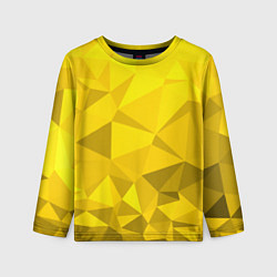 Лонгслив детский YELLOW ABSTRACT, цвет: 3D-принт