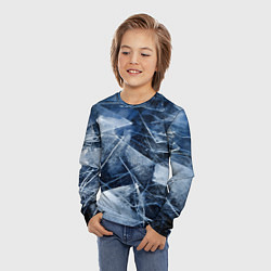 Лонгслив детский Лёд, цвет: 3D-принт — фото 2