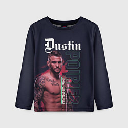 Лонгслив детский Dustin Poirier, цвет: 3D-принт