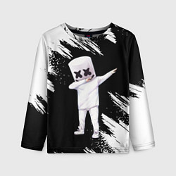 Лонгслив детский Marshmello, цвет: 3D-принт