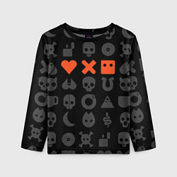 Лонгслив детский LOVE DEATH ROBOTS LDR, цвет: 3D-принт