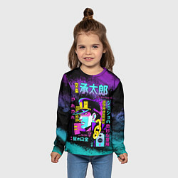 Лонгслив детский Приключения ДжоДжо, цвет: 3D-принт — фото 2