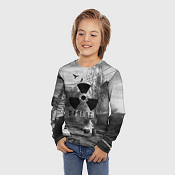 Лонгслив детский СТАЛКЕР-ЧЕРНОБЫЛЬ, цвет: 3D-принт — фото 2