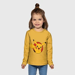 Лонгслив детский Pikachu, цвет: 3D-принт — фото 2