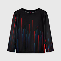 Детский лонгслив Red & Black
