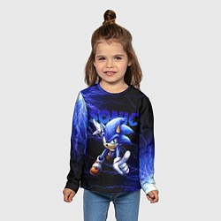 Лонгслив детский SONIC, цвет: 3D-принт — фото 2
