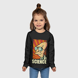 Лонгслив детский Futurama Science, цвет: 3D-принт — фото 2