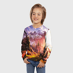 Лонгслив детский Horizon Zero Dawn, цвет: 3D-принт — фото 2