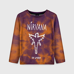 Лонгслив детский NIRVANA, цвет: 3D-принт