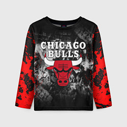 Лонгслив детский CHICAGO BULLS, цвет: 3D-принт