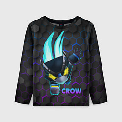 Детский лонгслив Brawl Stars CROW