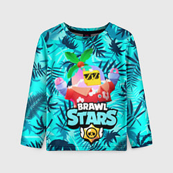 Детский лонгслив BRAWL STARS TROPICAL SPROUT