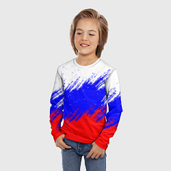 Лонгслив детский Россия, цвет: 3D-принт — фото 2