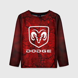 Лонгслив детский DODGE, цвет: 3D-принт