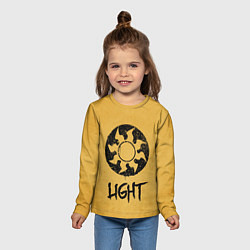 Лонгслив детский Emblems Light, цвет: 3D-принт — фото 2