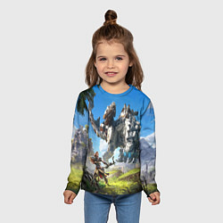 Лонгслив детский HORIZON ZERO DAWN, цвет: 3D-принт — фото 2