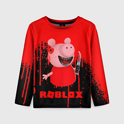 Лонгслив детский Roblox Piggy, цвет: 3D-принт