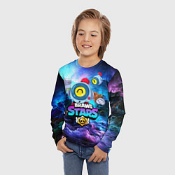 Лонгслив детский BRAWL STARS NANI SPACE NEON, цвет: 3D-принт — фото 2