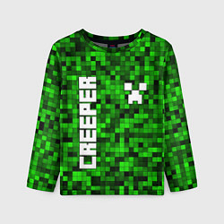 Детский лонгслив MINECRAFT CREEPER