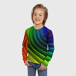 Лонгслив детский Color 2058, цвет: 3D-принт — фото 2