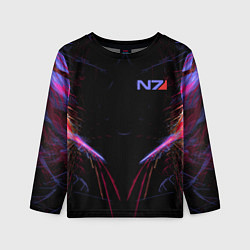 Лонгслив детский N7 Neon Style, цвет: 3D-принт