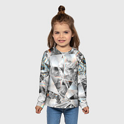 Лонгслив детский Зеркальный калейдоскоп, цвет: 3D-принт — фото 2
