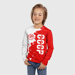 Лонгслив детский СССР, цвет: 3D-принт — фото 2