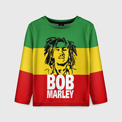 Лонгслив детский Bob Marley, цвет: 3D-принт